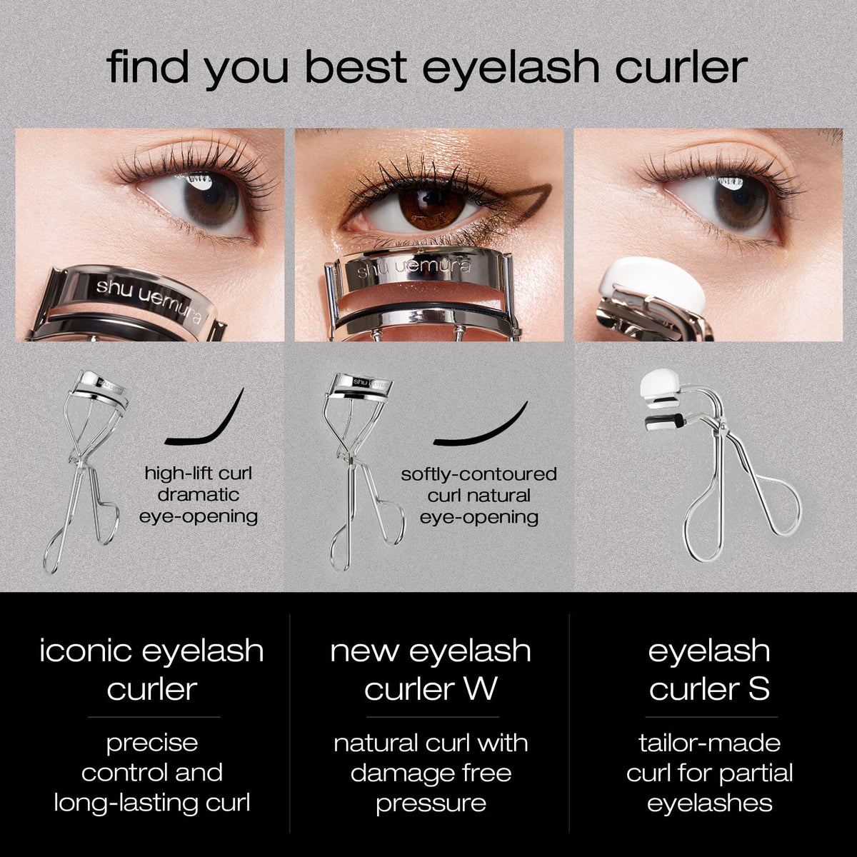shu uemura curler on vanity illustrating everyday beauty routine benefit