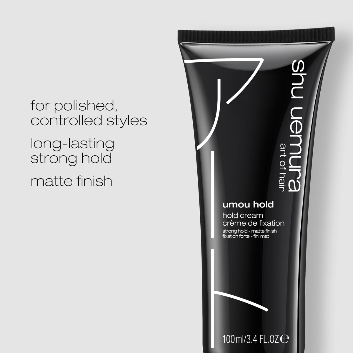 shu uemura art of hair cream texture close-up highlighting lightweight spreadability