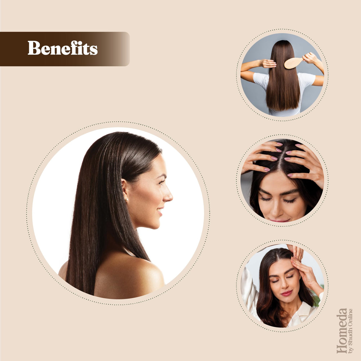 Shudh Online bhringraj powder on a spoon illustrating concentrated scalp conditioning