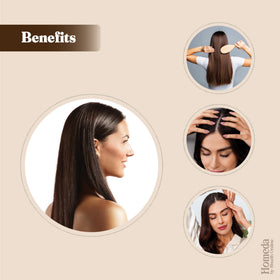 Shudh Online bhringraj powder on a spoon illustrating concentrated scalp conditioning