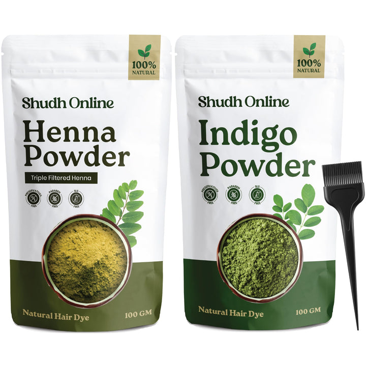 Shudh Online front packaging showing combo and clear botanical branding for trust