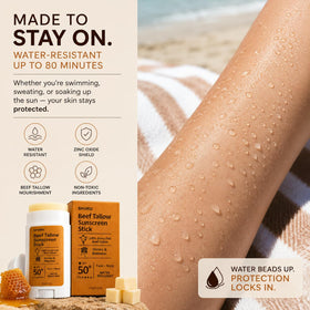 SHUIKU sun stick inside travel kit showing convenient on-the-go use