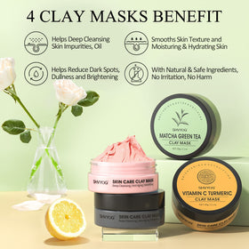 SHVYOG Dead Sea mud texture swipe showing mineral-rich pore refining action