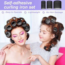 shynek roller applied on long hair showing gentle setting and salon-like curl