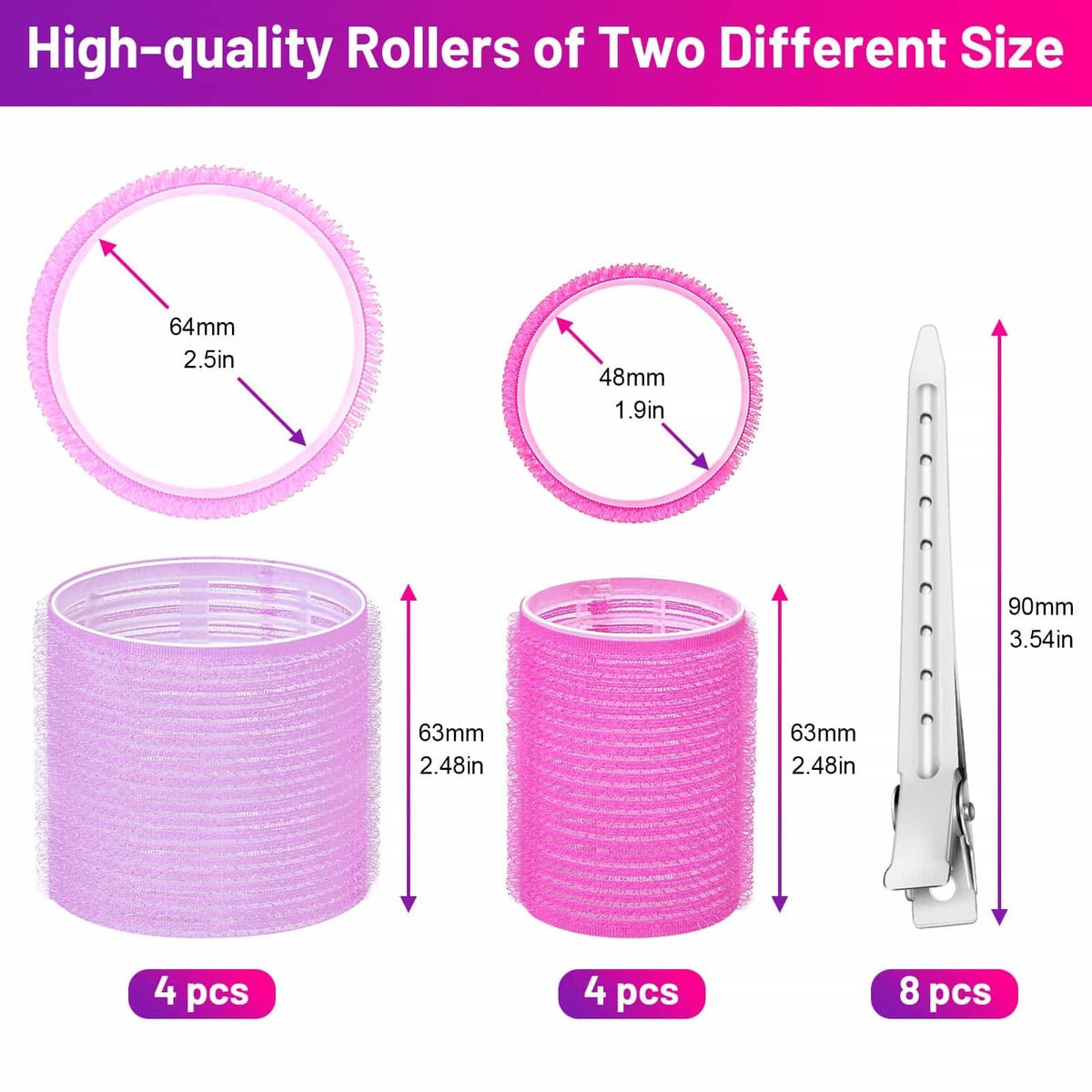shynek jumbo roller closeup revealing nylon grip for secure hold
