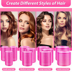 shynek four roller sizes displayed side-by-side showing styling versatility benefit