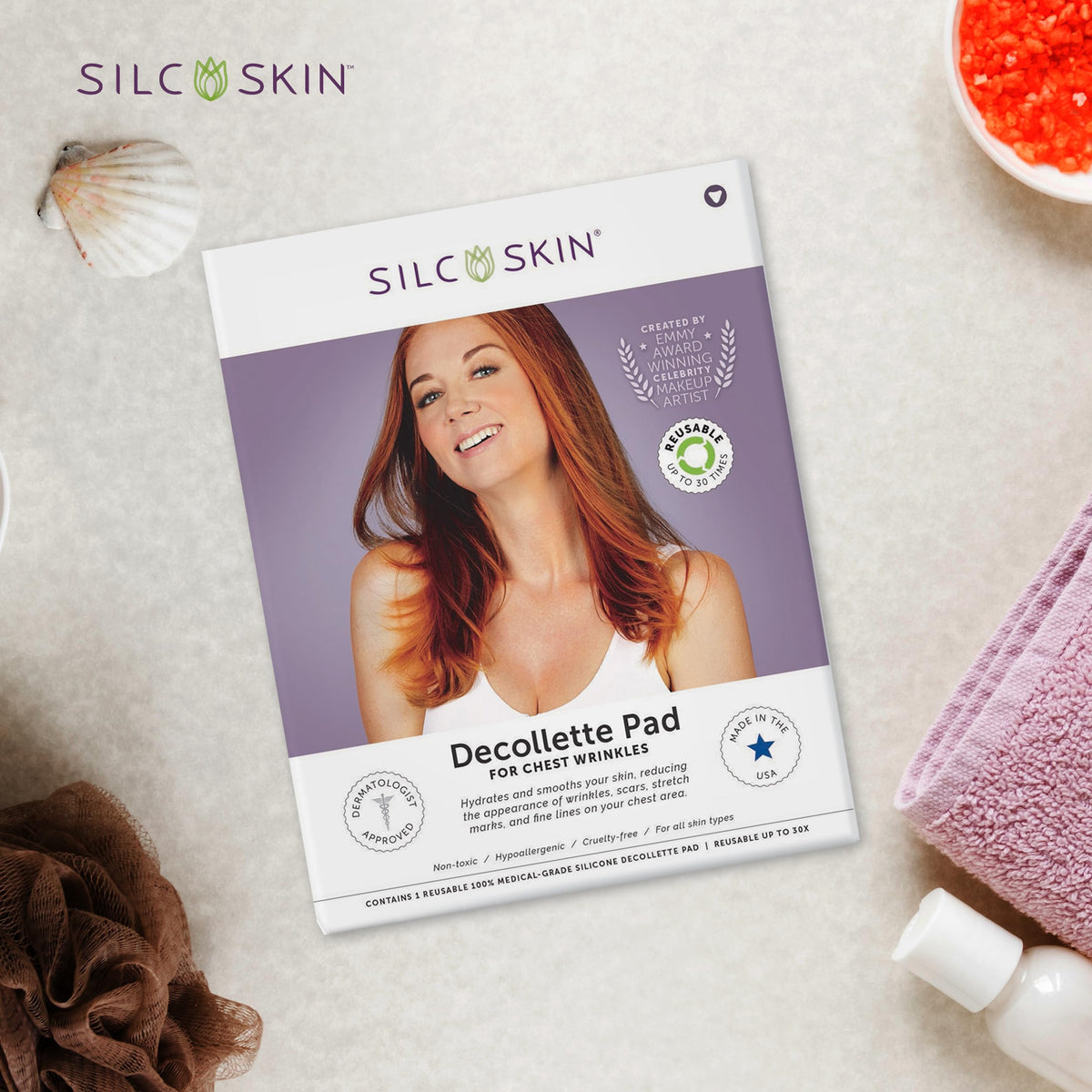 Silc Skin close-up of silicone texture for gentle smoothing benefit