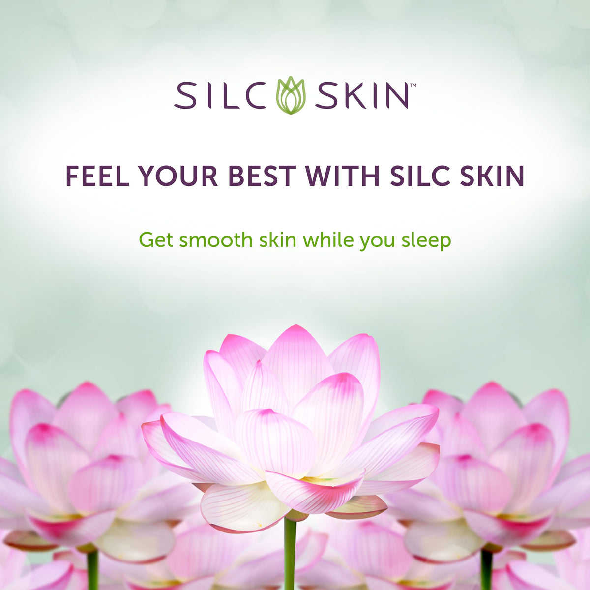 Silc Skin pad on model in bedroom illustrating reduced friction benefit