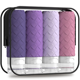 Silevoler front packaging showing purple bottles and clear pouch for quick packing