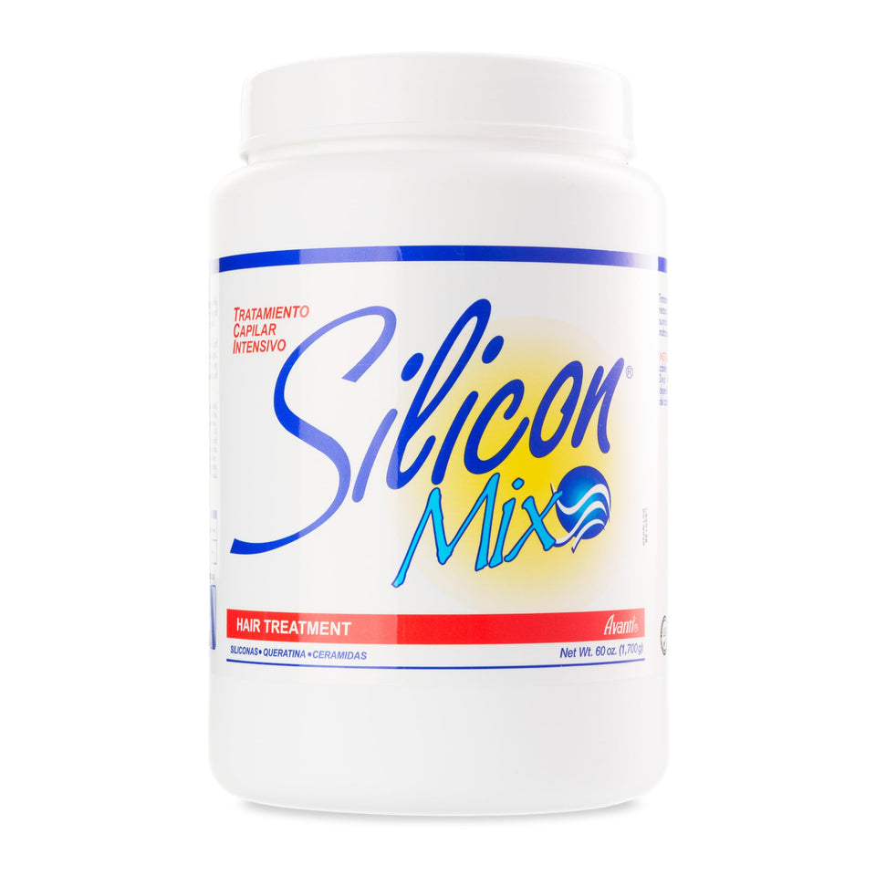 Silicon Mix jar front view showing label and large 60 oz size for long-lasting results