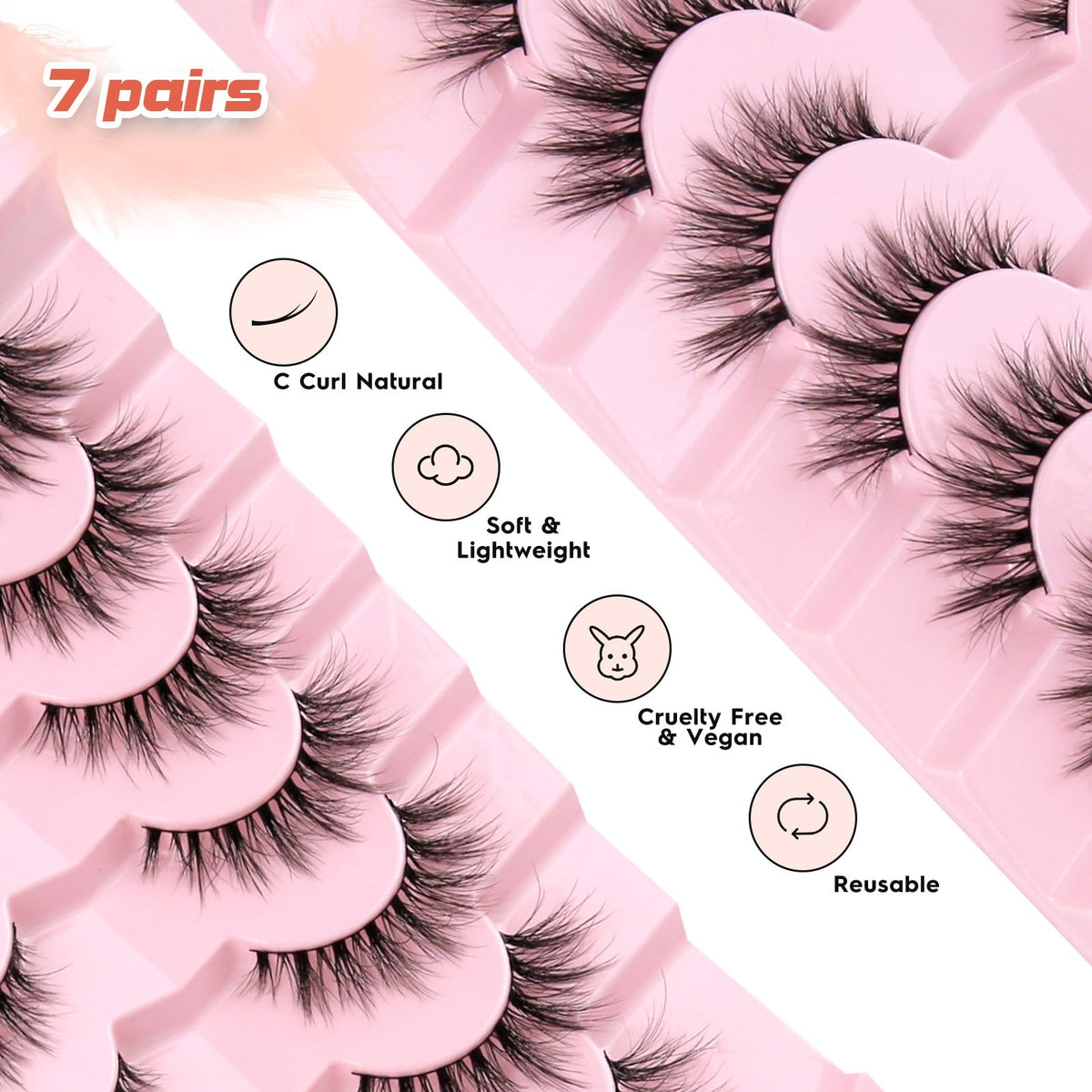 Siligli seven pairs arranged to show reuse value and variety
