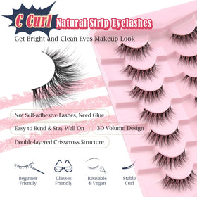 Siligli faux mink fiber texture, soft-feather finish for realism