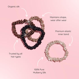 Silkie close-up silk texture highlighting smooth Mulberry weave that reduces friction