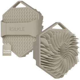 SILKLE front view showing clay color and compact design for hygienic showers