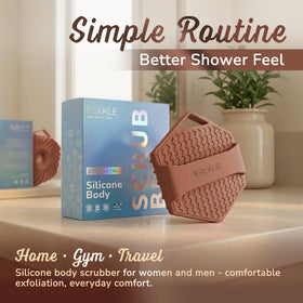 SILKLE packed in toiletry bag showing travel suitability and durable silicone construction
