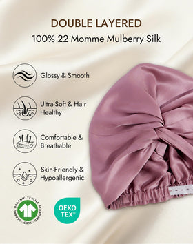 SilkSilky double-layer silk close-up highlighting dense 22 momme softness