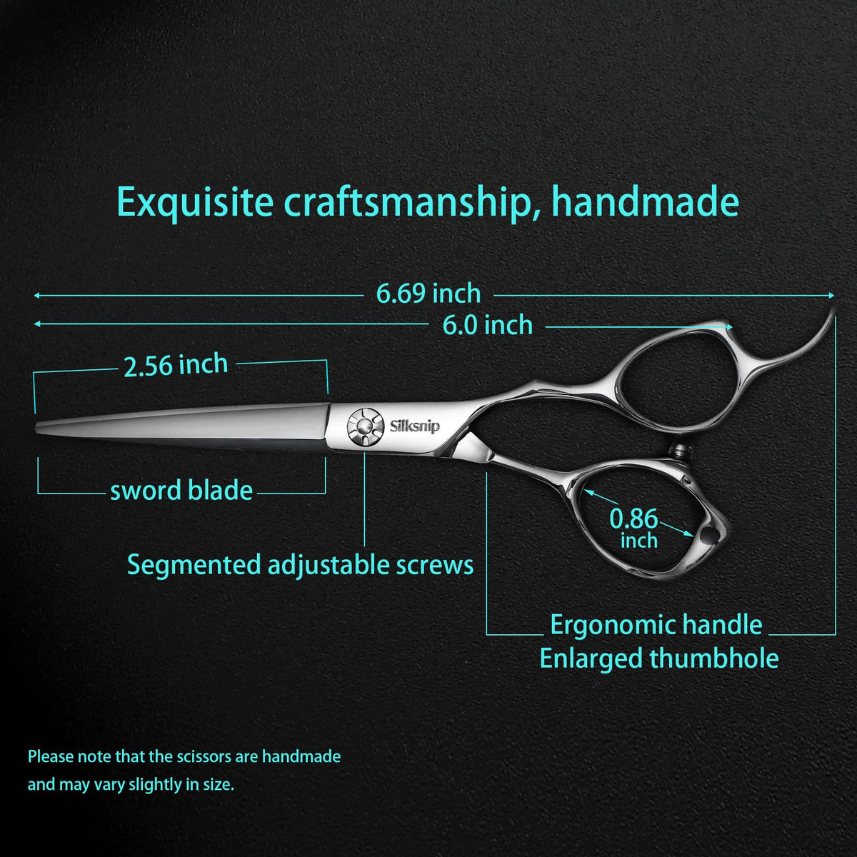 Silksnip blade close-up highlighting sharp stainless steel edge for clean cuts