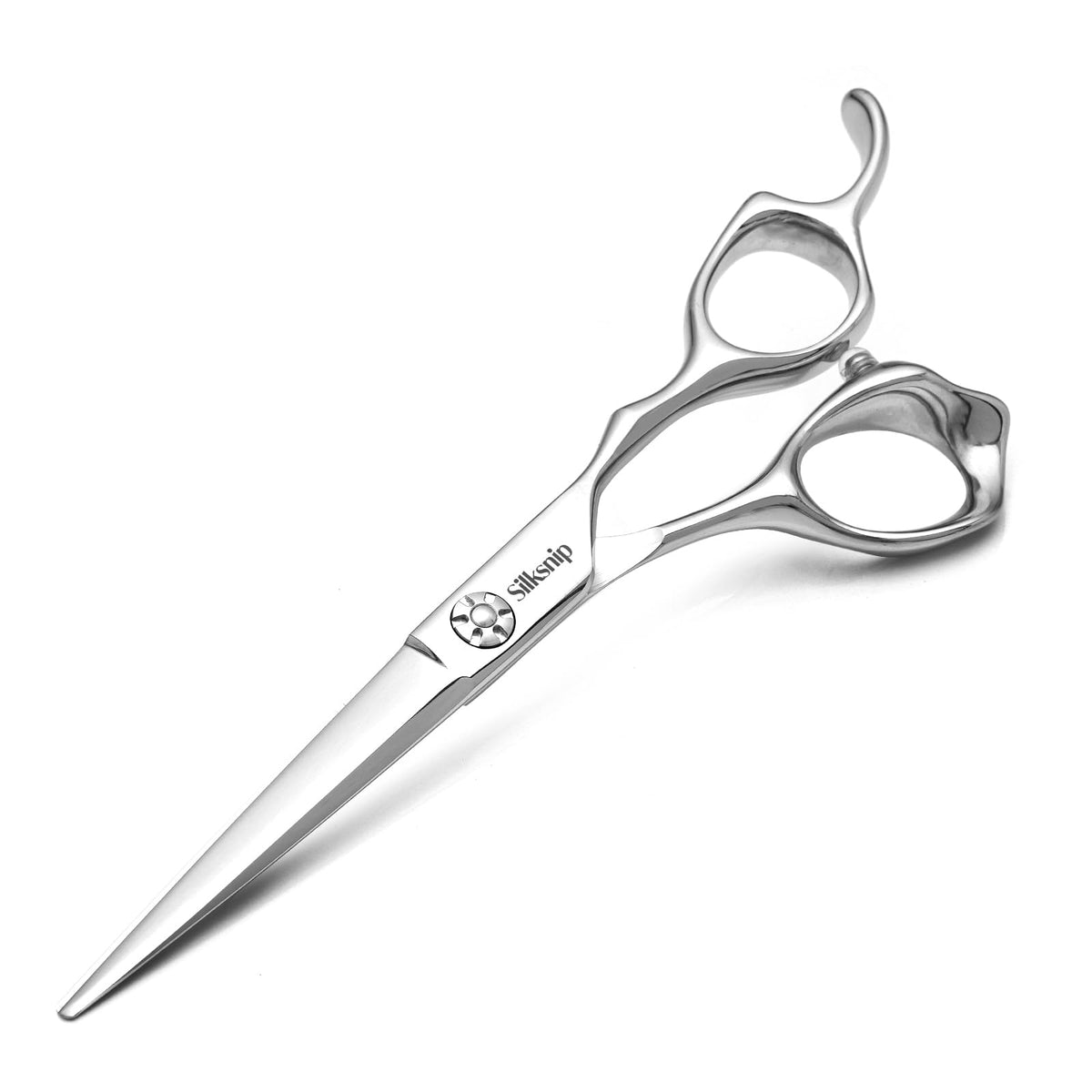 Silksnip blade edge macro showing fine grind for accurate, burr-free slicing