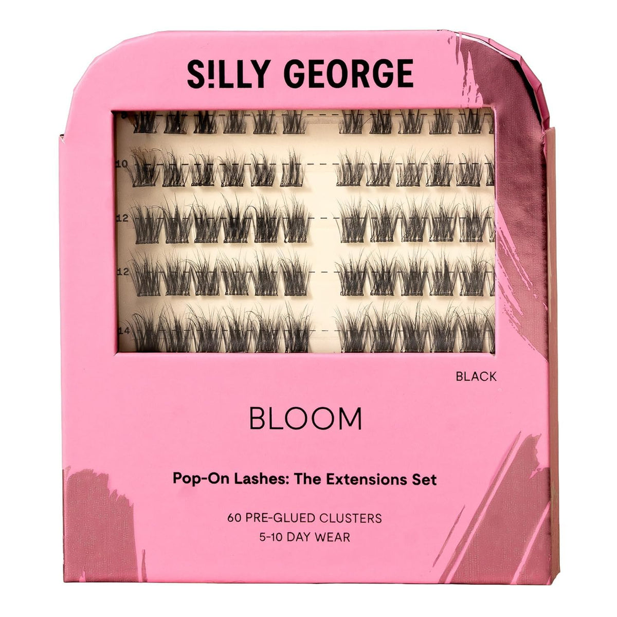 Silly George Bloom front packaging showing natural black clusters and branding
