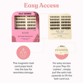 Silly George package with QR code visible linking to step-by-step application video