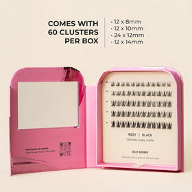 Silly George compact travel kit ready for on-the-go application convenience