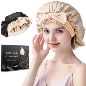 SILMANA front view champagne bonnet showing sleek protective design