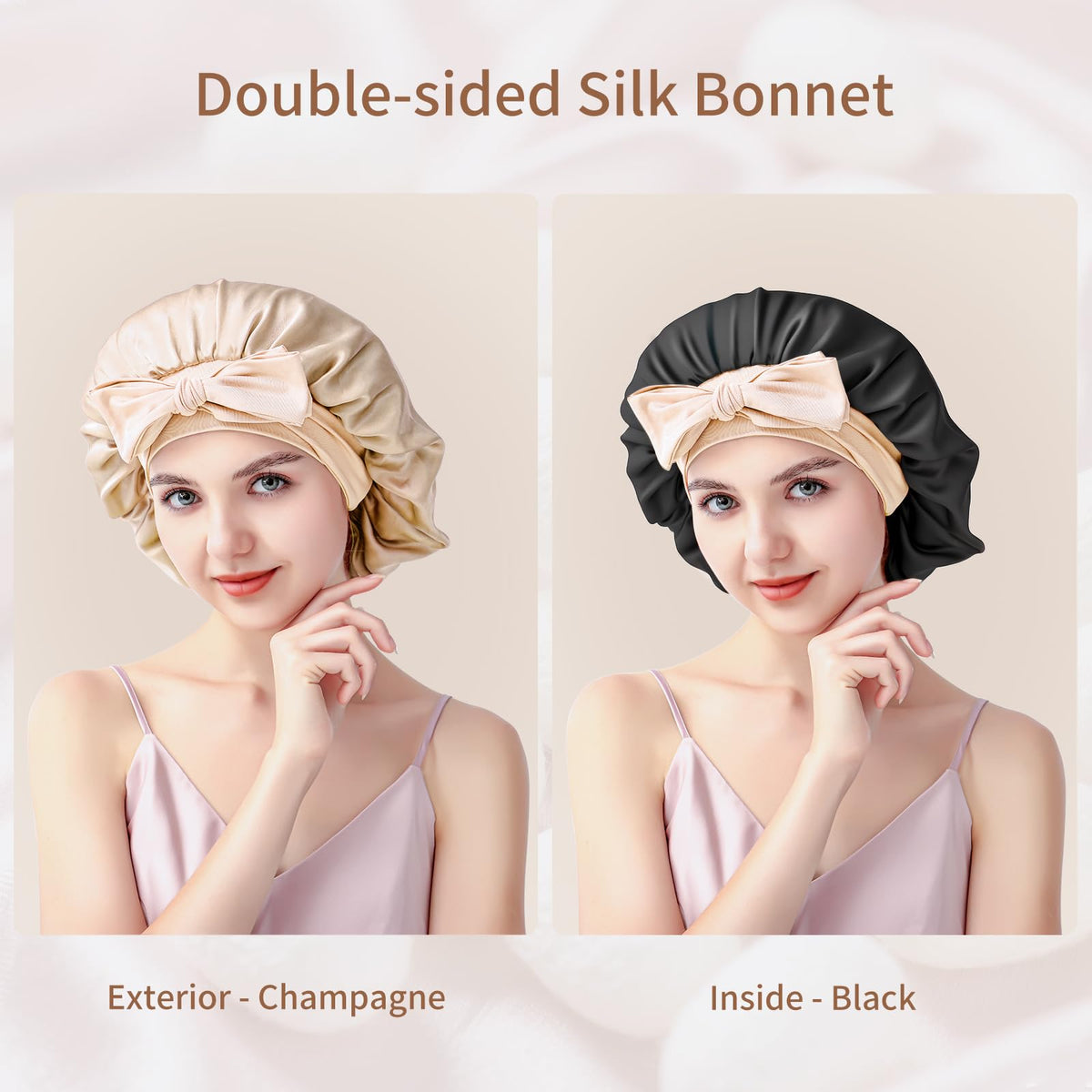 SILMANA size and scale on hand showing true bonnet dimensions