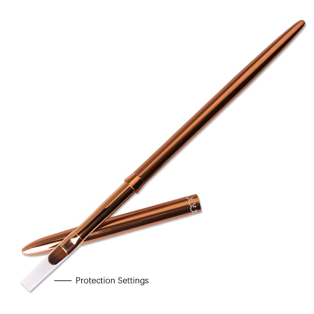 SILPECWEE tapered brush tip demonstrating precision for thin lines and details
