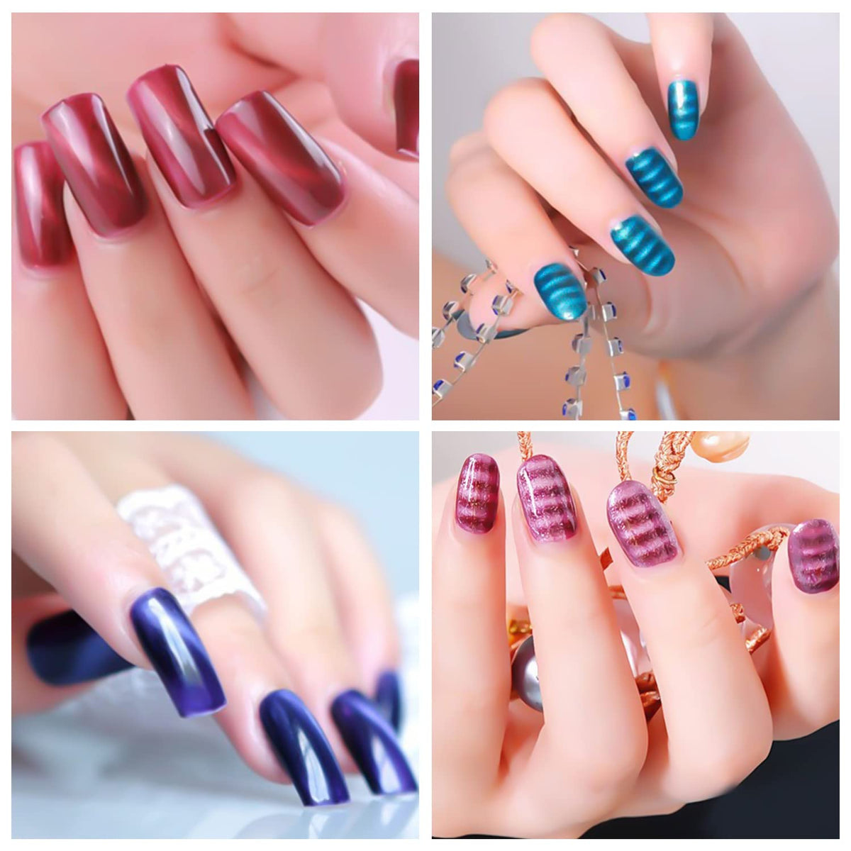 SILPECWEE kit on a tabletop with polish and tools, ideal starter nail-art set