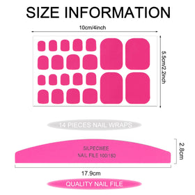 SILPECWEE nail file beside multiple sheets displaying portability and complete kit