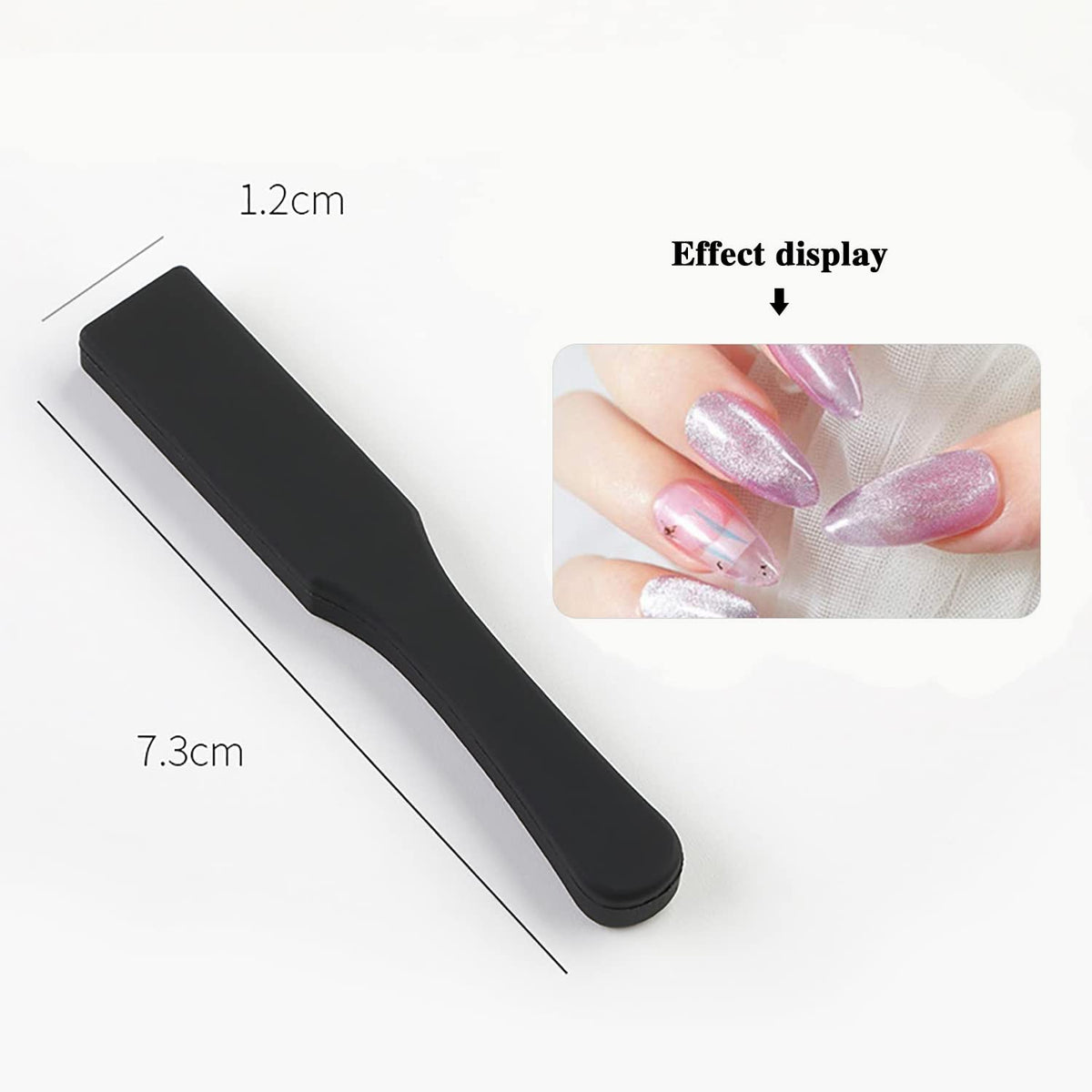 SILPECWEE wand next to hand for size comparison, compact and travel-friendly