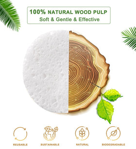 SILUKER expanded sponge close-up revealing soft natural cellulose texture