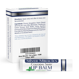 Silver Miracles close-up of balm texture showing creamy smooth spread and quick absorption