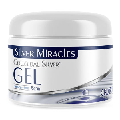 Silver Miracles front packaging showing 4 oz tube and unscented label benefit soothing
