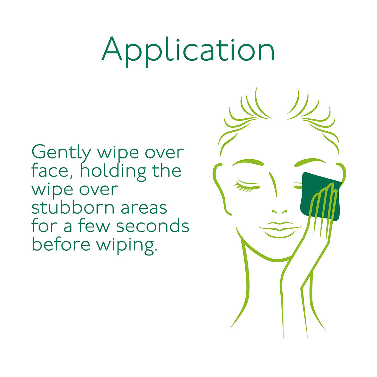 Simple wipes on bathroom vanity lifestyle scene suggests easy night routine