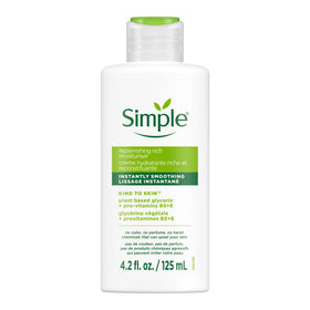 Simple front packaging of moisturizer showing label and size, promoting gentle hydration