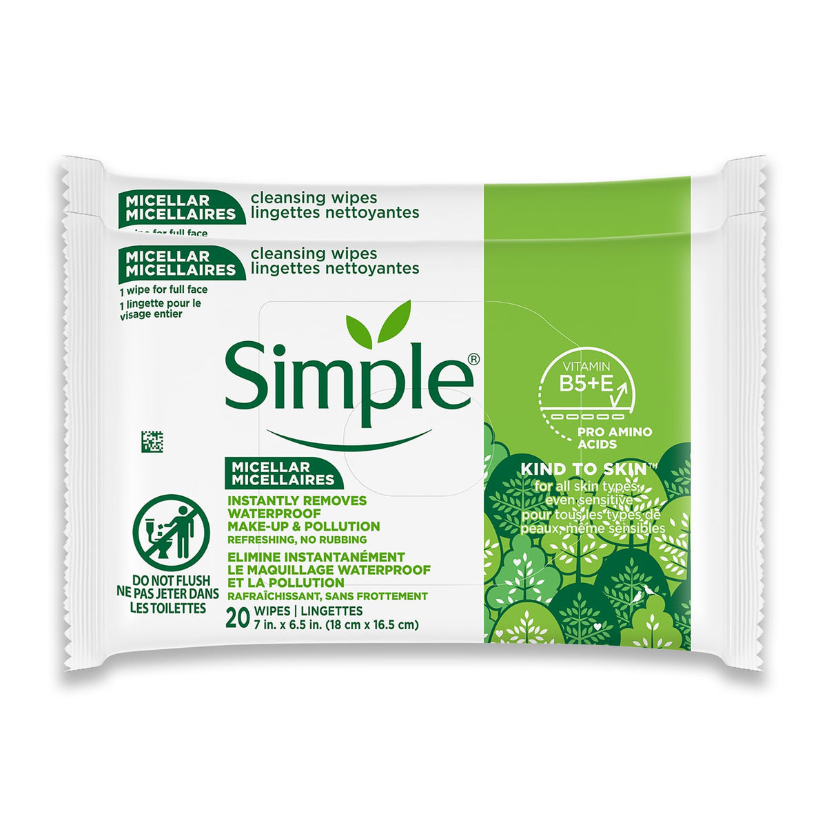 Simple front packaging showing 2-pack and branding, convenient travel benefit