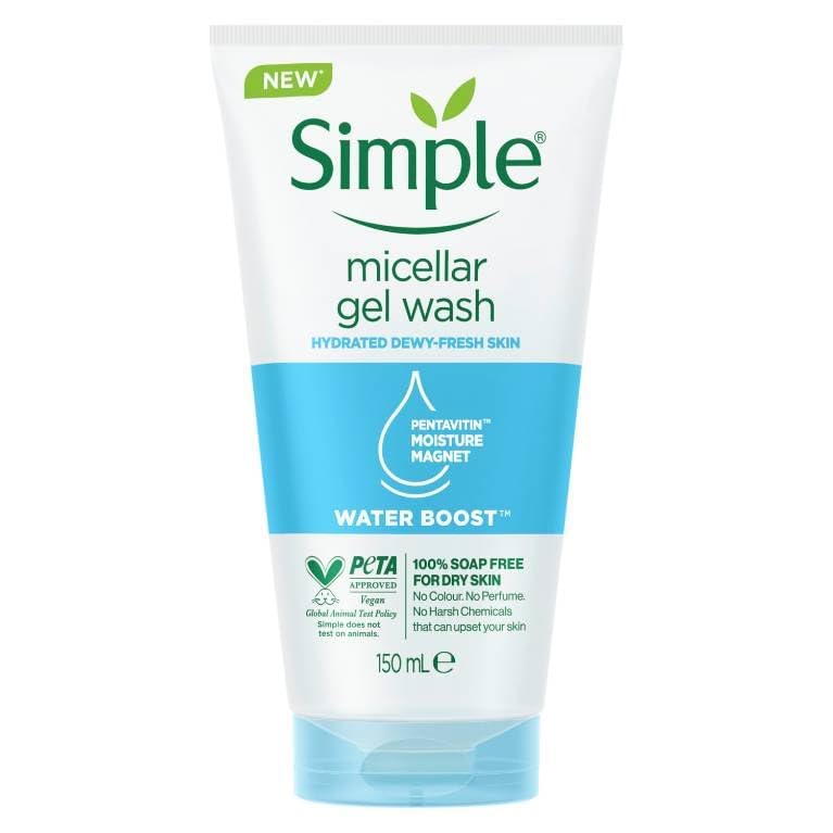 Simple close-up of gel texture illustrating lightweight hydration