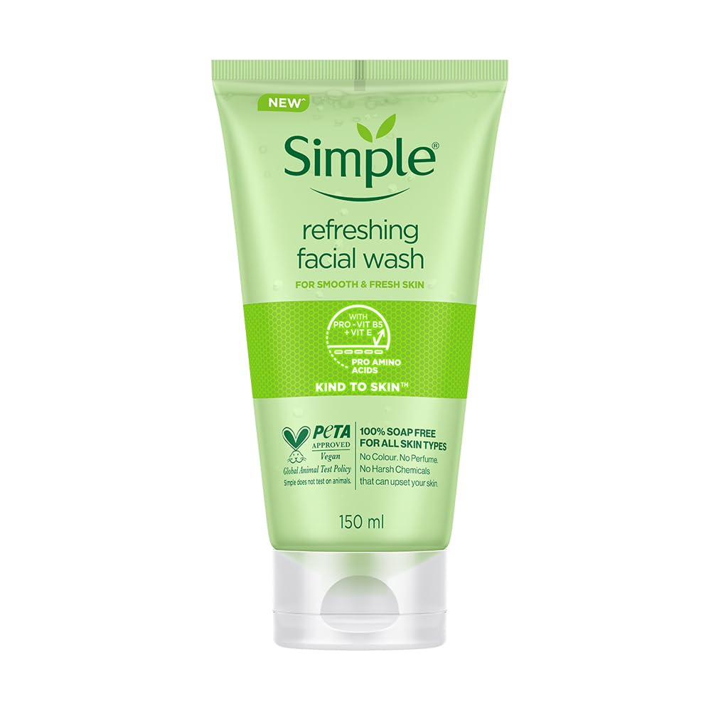 Simple front packaging showing product and gentle cleansing benefit