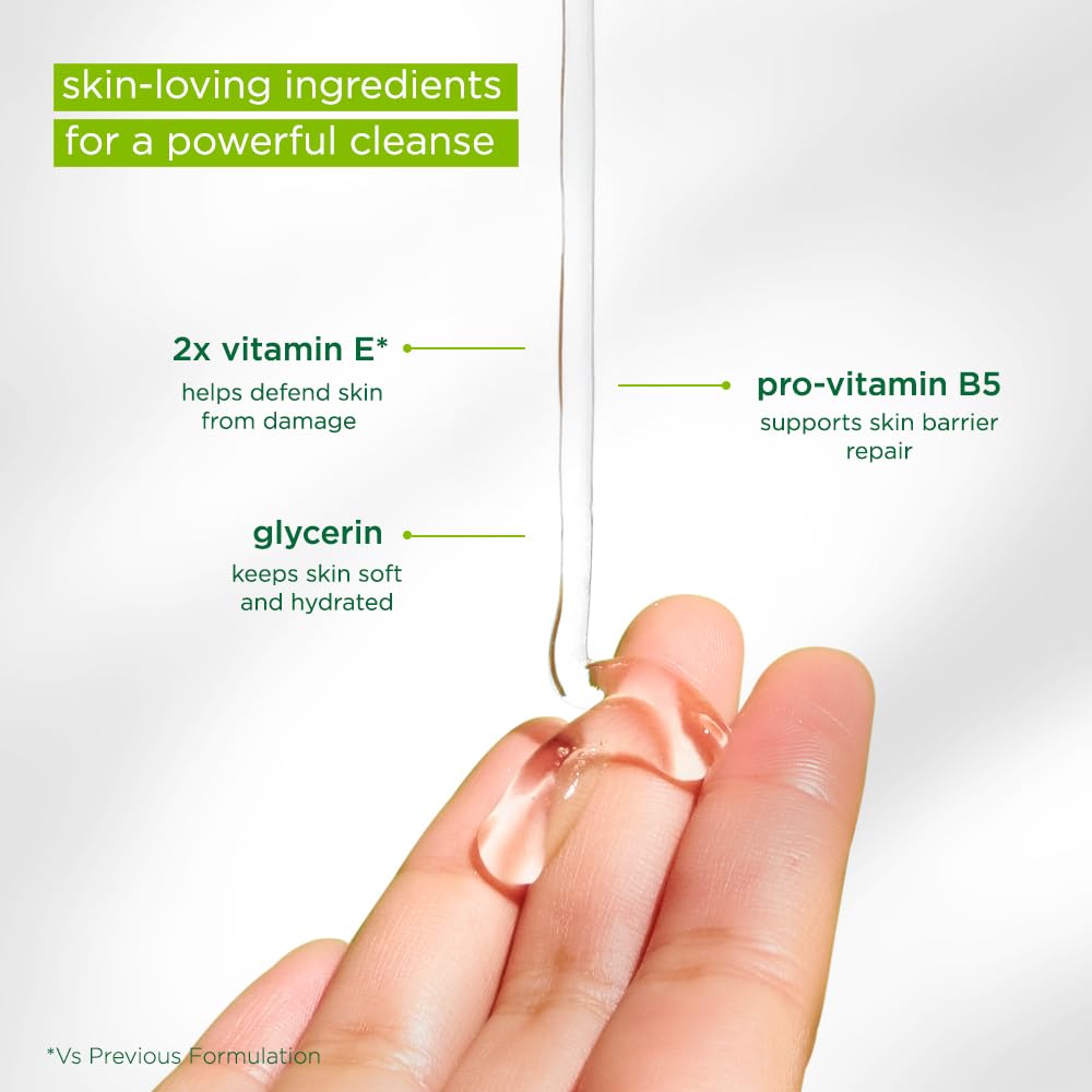 Product label and ingredients on Simple tube for transparent ingredient information