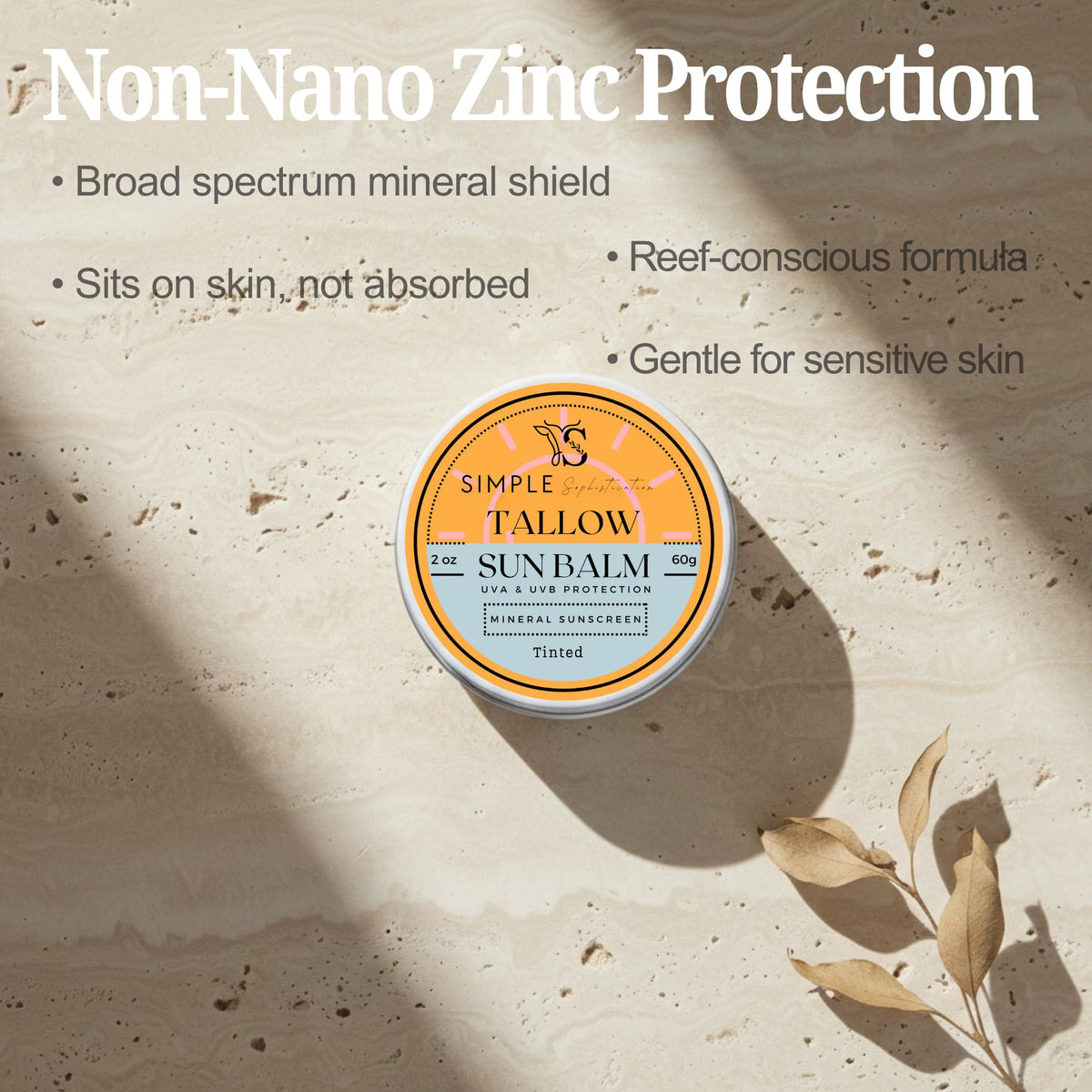 Simple Sophistication balm applied on hand showing easy melting and hydration