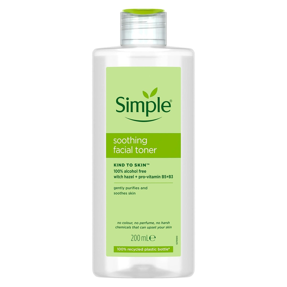 Simple front bottle view showing label and soothing benefit