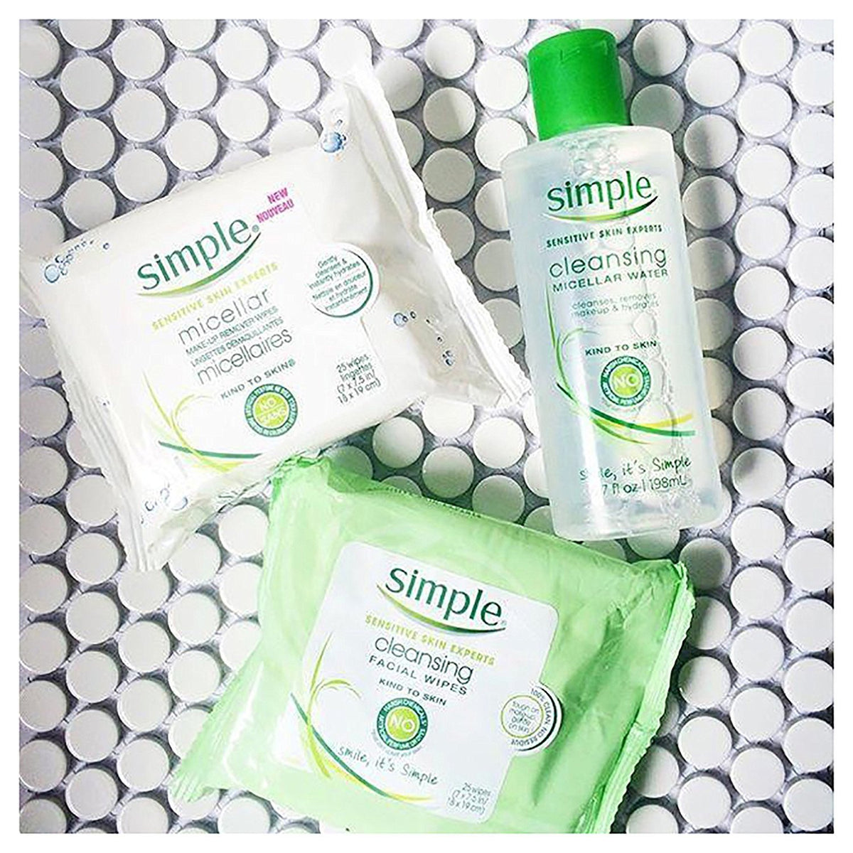 Simple wipe close-up texture displaying soft fibers and hydrating formula for comfort