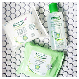 Simple wipe close-up texture displaying soft fibers and hydrating formula for comfort