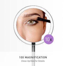 simplehuman Tru-Lux LEDs showing even light dispersion for accurate color matching