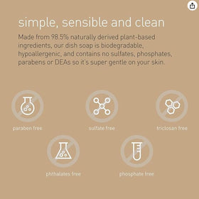 simplehuman refill pouch on kitchen counter, reduces disposable plastic