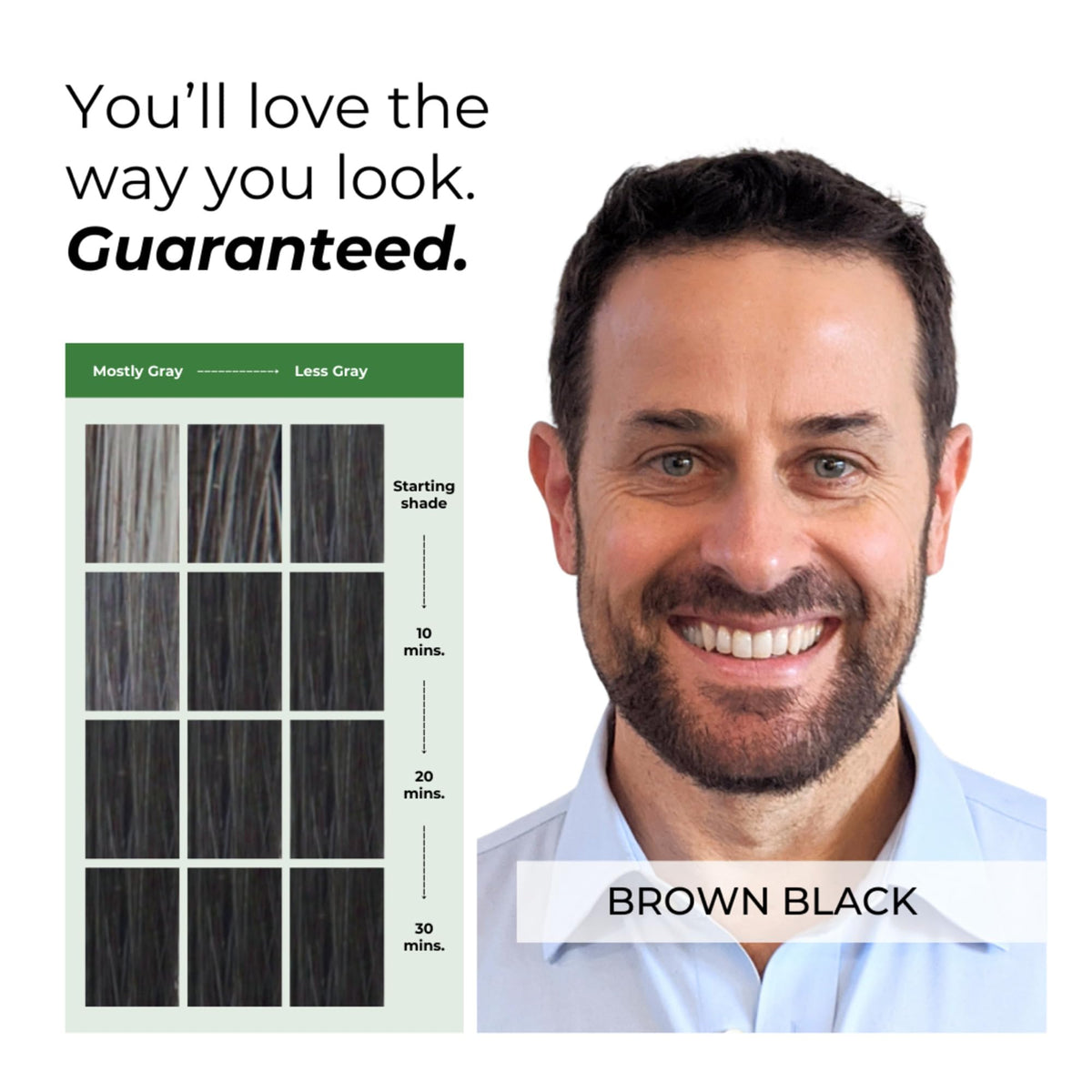 Simpler Hair Color with aloe and avocado bottles highlighting conditioning benefits