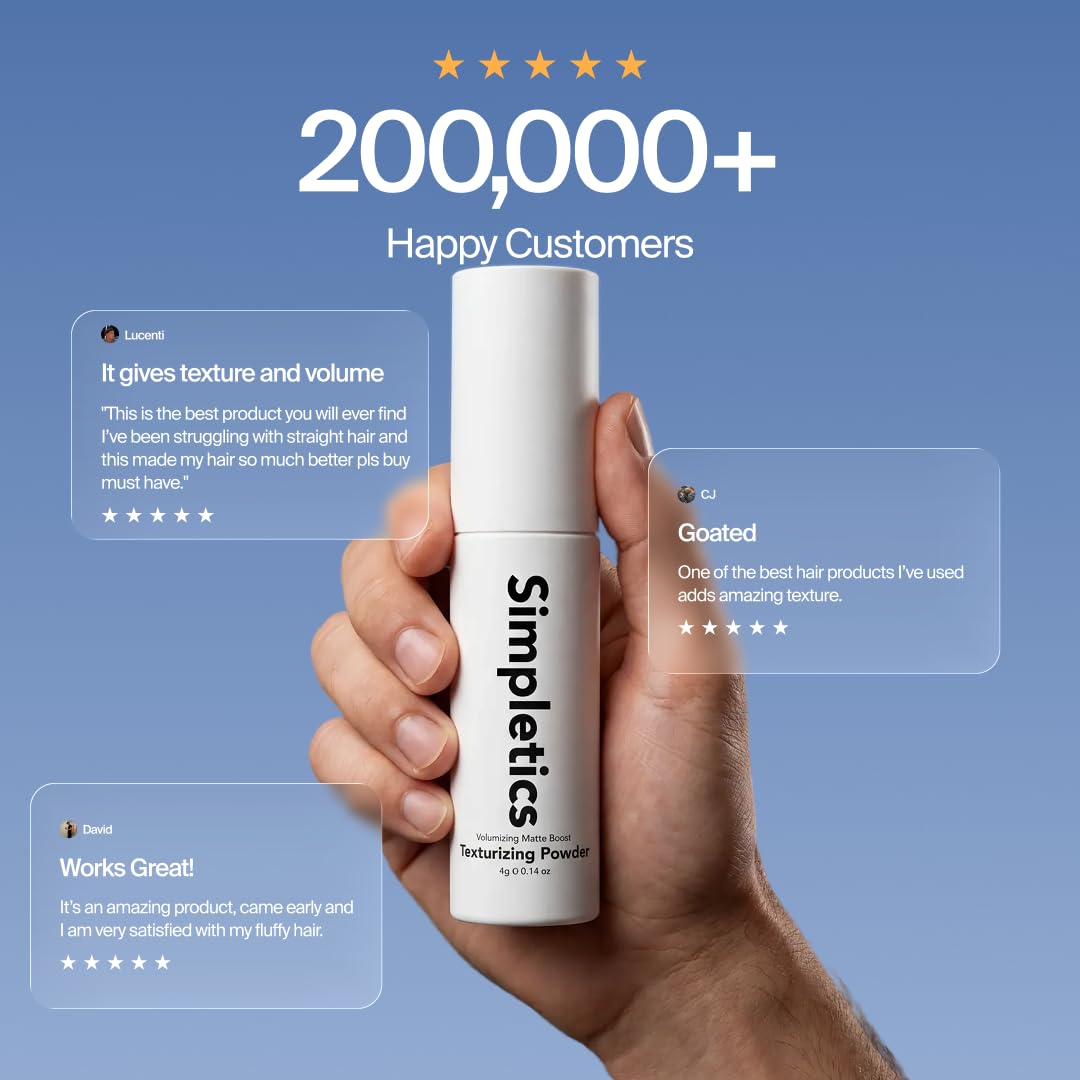 Applying Simpletics with fingertips at roots to create instant lift and grip