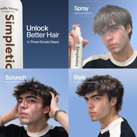 Simpletics before and after volume comparison illustrating added lift
