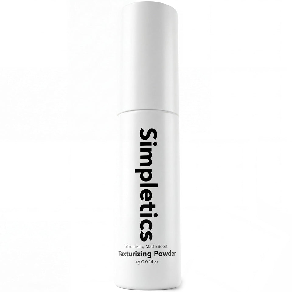 Simpletics front packaging showing compact jar and clear branding, promotes portability